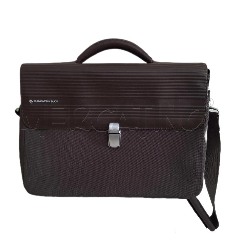 BORSA 24 ORE MANDARINA DUCK MARRONE TRACOLLA  | Mercatino dell'Usato Ottaviano 1