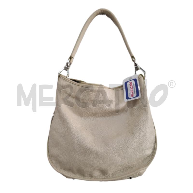 BORSA DONNA ARCADIA BEIGE PELLE | Mercatino dell'Usato Ottaviano 1