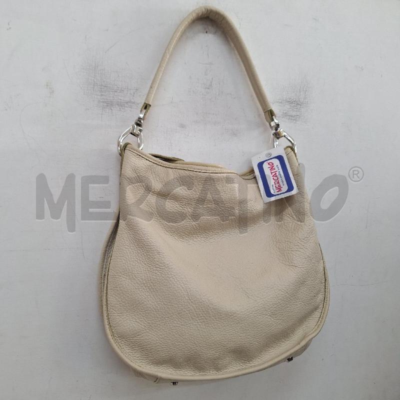 BORSA DONNA ARCADIA BEIGE PELLE | Mercatino dell'Usato Ottaviano 2