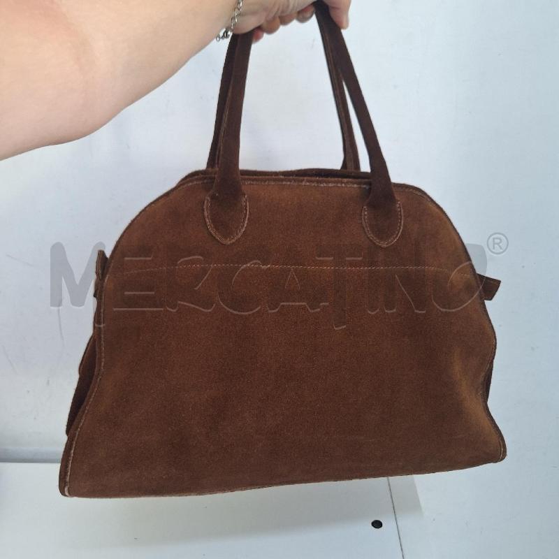 BORSA DONNA BARCA MARRONE VERA PELLE | Mercatino dell'Usato Ottaviano 2