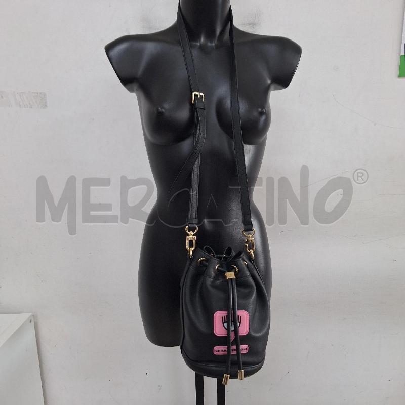 BORSA DONNA CHIARA FERRAGNI SECCHIELLO NERO | Mercatino dell'Usato Ottaviano 2