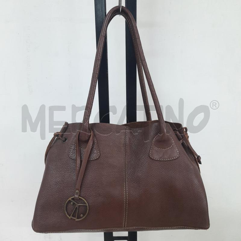 Coccinelle borsa shopping tiffany - pelle saffiano bronzo 31x23x14 cm -  Stileo.it