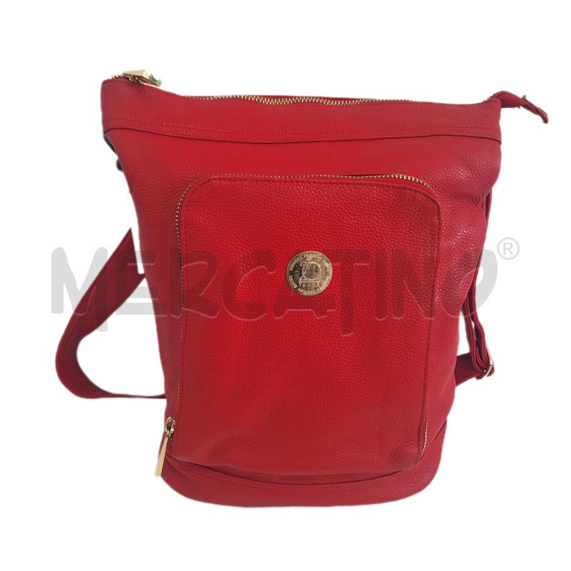 BORSA DONNA DIBRERA ROSSO VERA PELLE | Mercatino dell'Usato Ottaviano 1