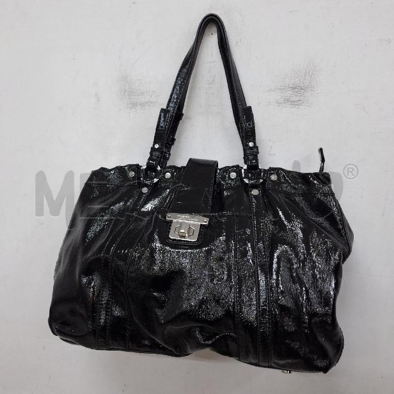 BORSA DONNA FERRÈ NERO PVC | Mercatino dell'Usato Ottaviano 2