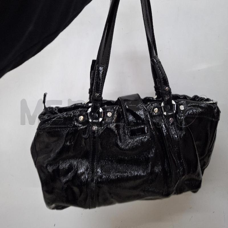 BORSA DONNA FERRÈ NERO PVC | Mercatino dell'Usato Ottaviano 4
