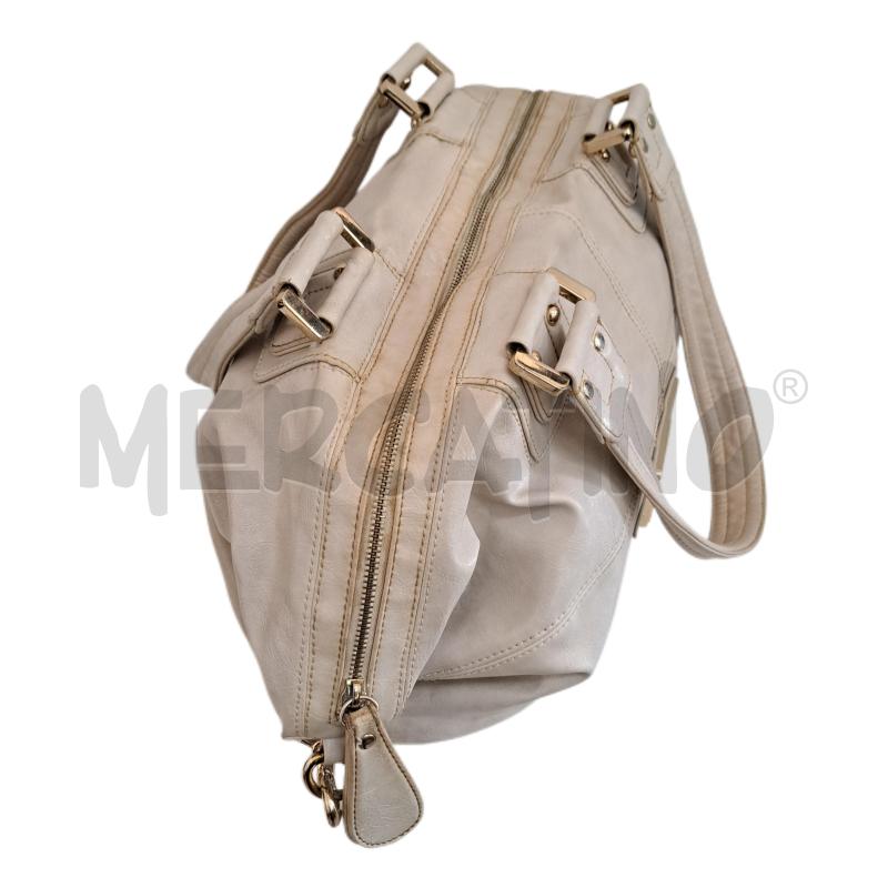 BORSA DONNA GUESS GRIGIO PELLE | Mercatino dell'Usato Ottaviano 3