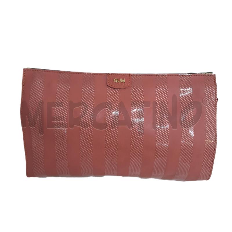 BORSA DONNA GUM GIANNI CHIARINI ROSA RIGHE | Mercatino dell'Usato Ottaviano 1