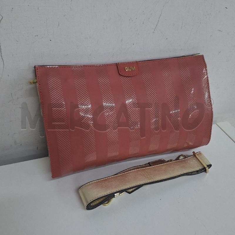 BORSA DONNA GUM GIANNI CHIARINI ROSA RIGHE | Mercatino dell'Usato Ottaviano 2