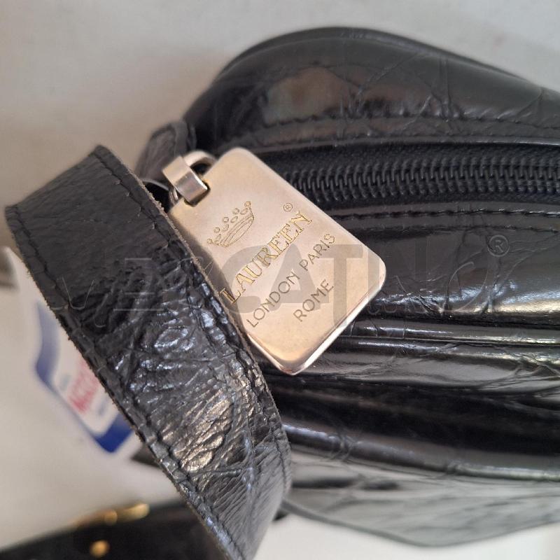 BORSA DONNA LAUREEN NERO PITONATO  | Mercatino dell'Usato Ottaviano 3