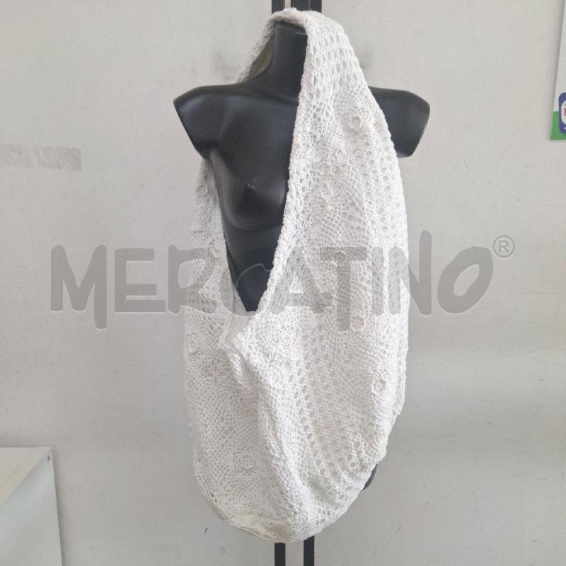 BORSA DONNA LOLLY MILANO SACCA BIANCO MERLETTO | Mercatino dell'Usato Ottaviano 2