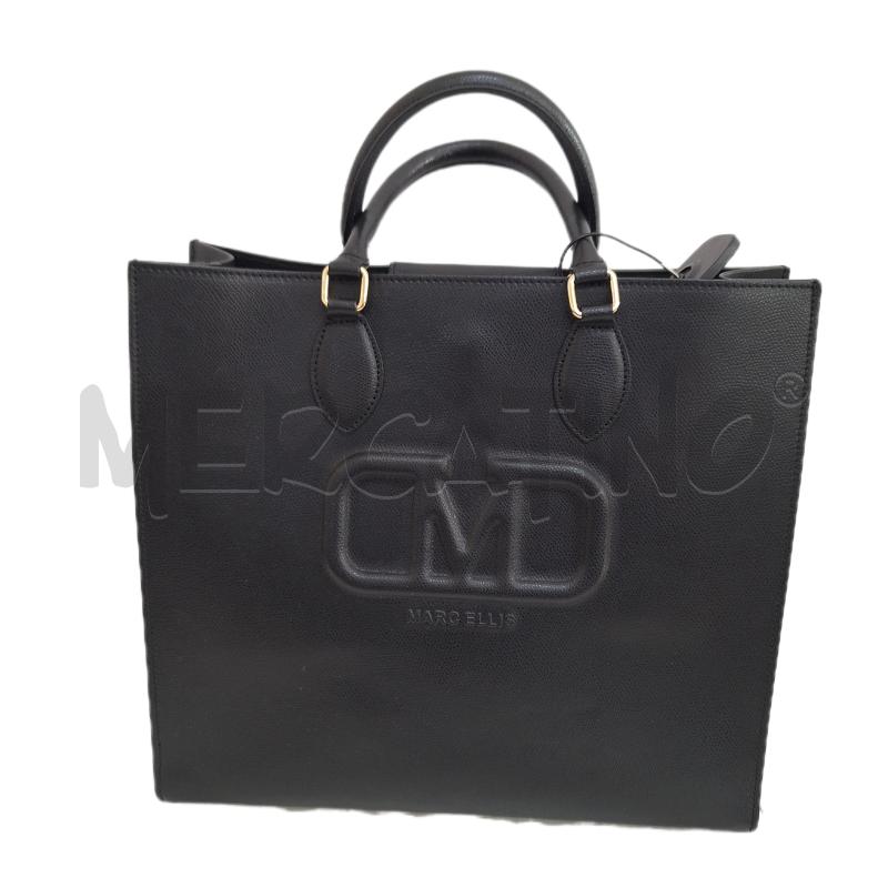 BORSA DONNA MARC ELLIS NERO GENUINE LEATHER | Mercatino dell'Usato Ottaviano 1