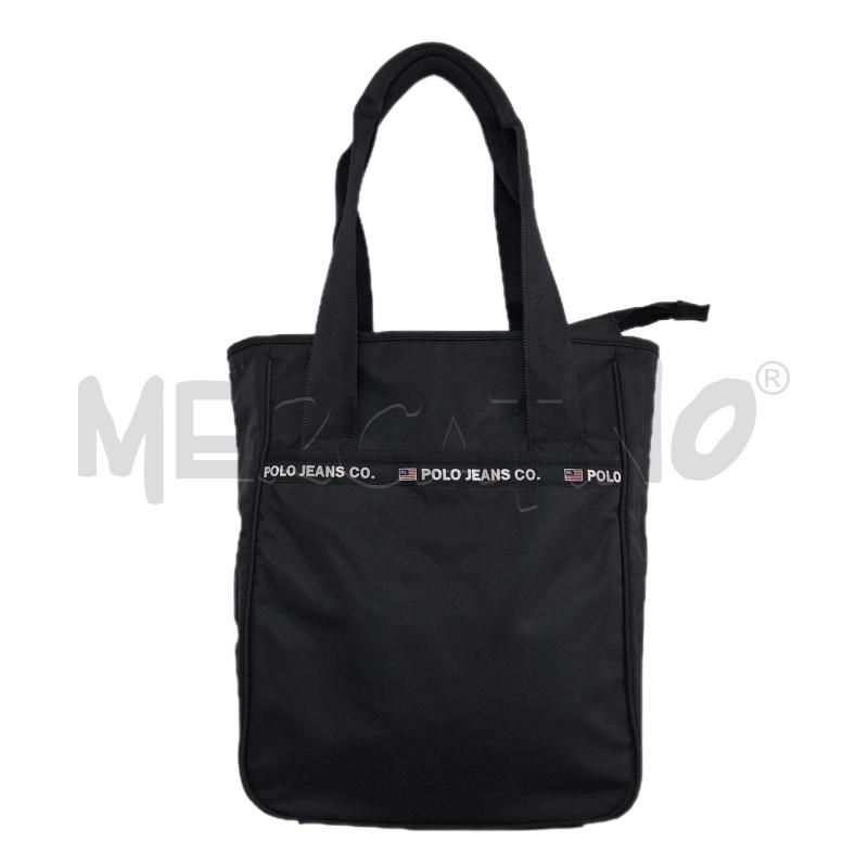 BORSA DONNA POLO JEANS NERO | Mercatino dell'Usato Ottaviano 1