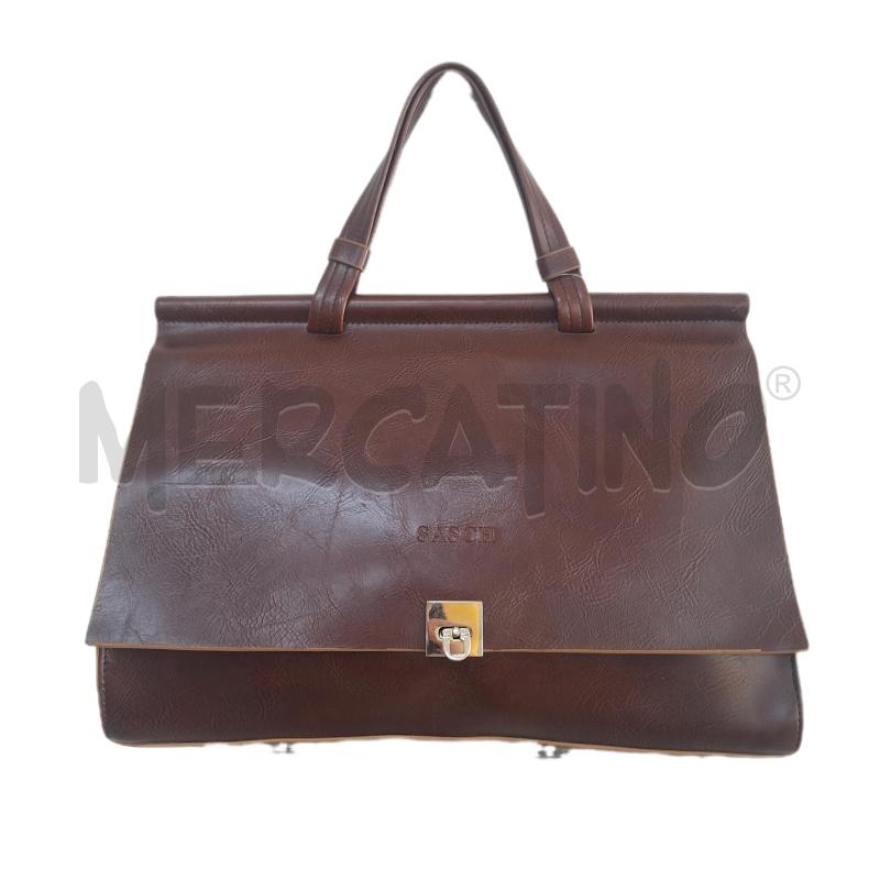 BORSA DONNA SASCH MARRONE | Mercatino dell'Usato Ottaviano 1
