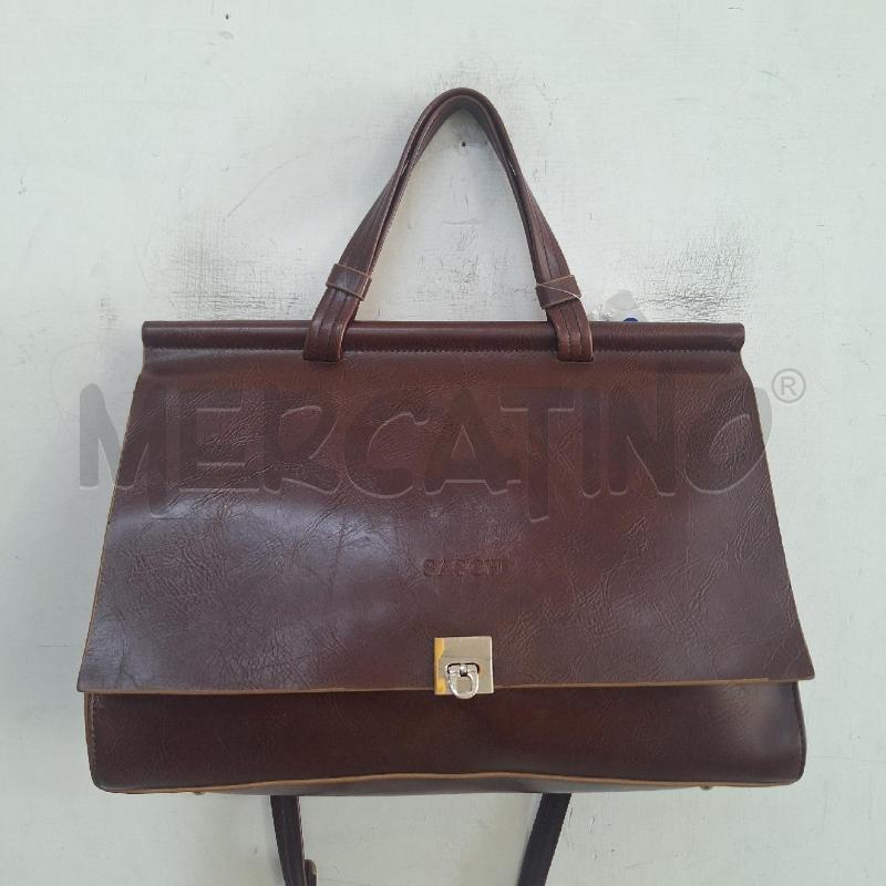 BORSA DONNA SASCH MARRONE | Mercatino dell'Usato Ottaviano 2