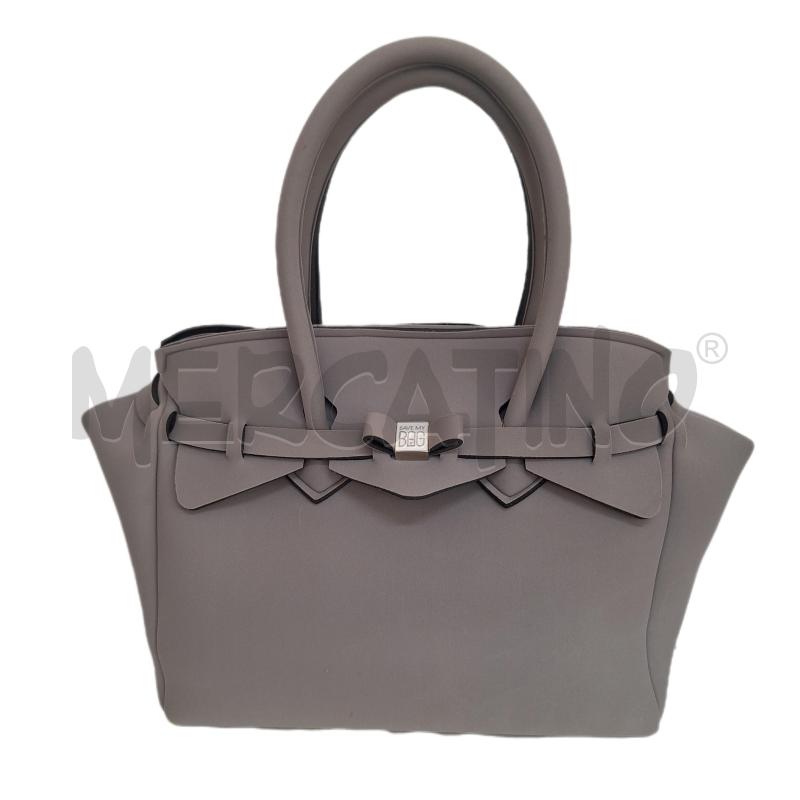 BORSA DONNA SAVE MY BAG GRIGIO SCUBA | Mercatino dell'Usato Ottaviano 1