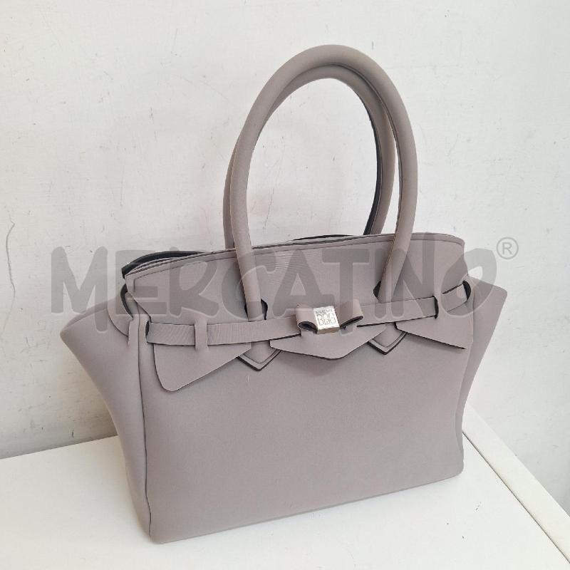 BORSA DONNA SAVE MY BAG GRIGIO SCUBA | Mercatino dell'Usato Ottaviano 2