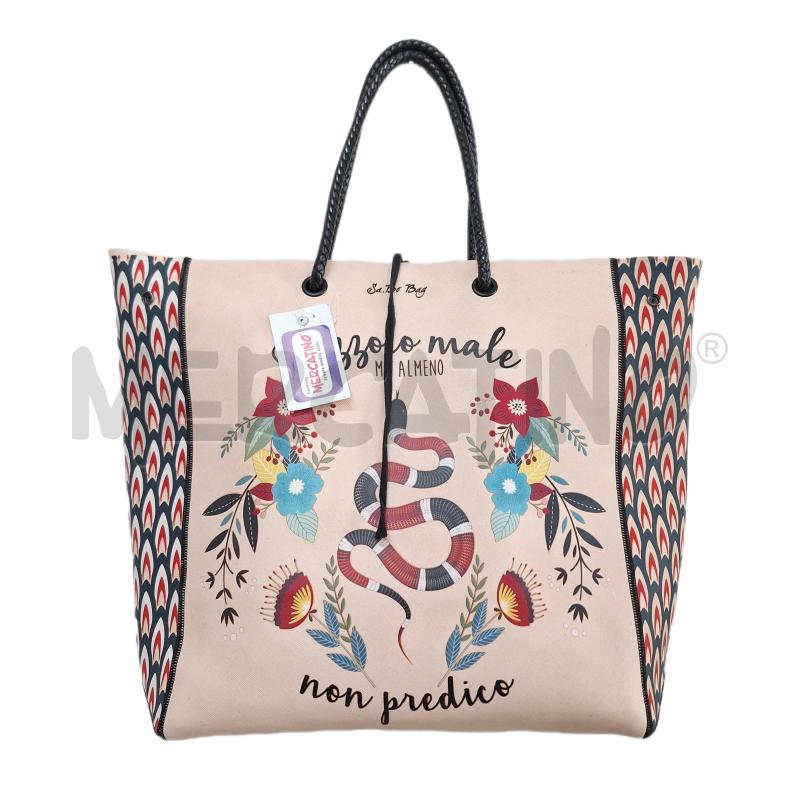 BORSA DONNA SA BO BAG BEIGE FANTASIA | Mercatino dell'Usato Ottaviano 1