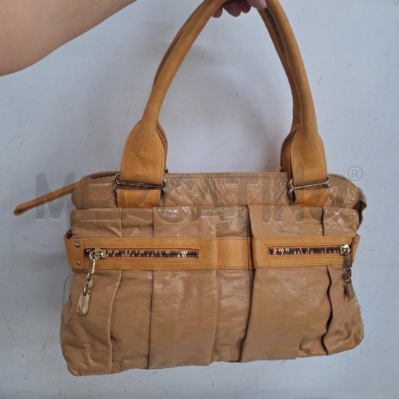 BORSA DONNA SEE BY CHLOE MARRONCINO INSERTI E MANICI PELLE | Mercatino dell'Usato Ottaviano 2