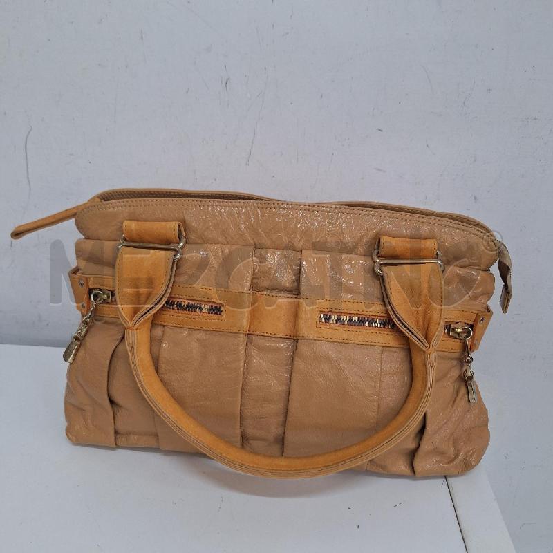 BORSA DONNA SEE BY CHLOE MARRONCINO INSERTI E MANICI PELLE | Mercatino dell'Usato Ottaviano 5