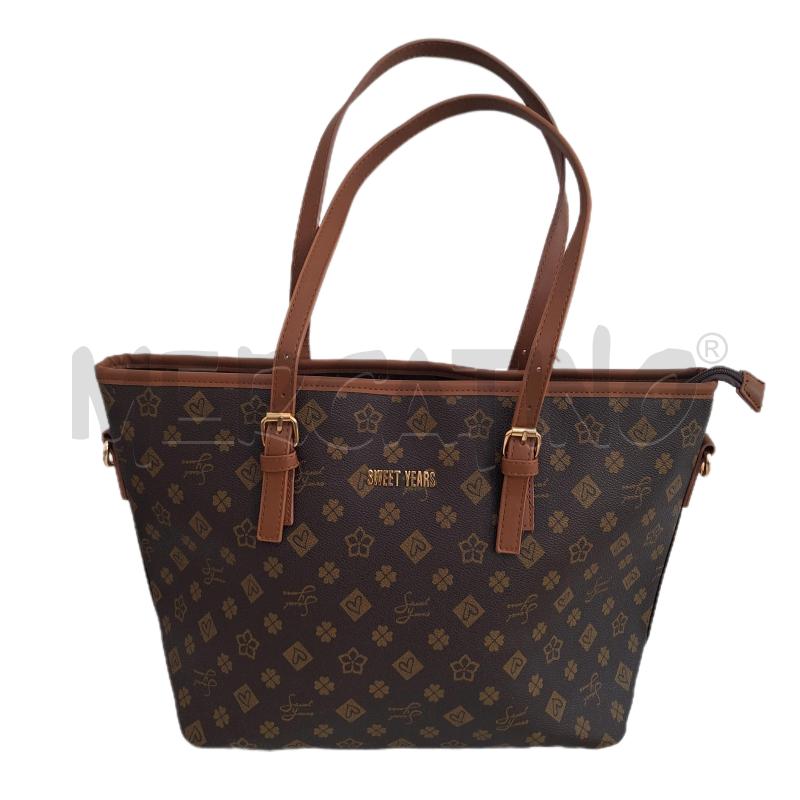 BORSA DONNA SWEET YEARS MARRONE NUOVO | Mercatino dell'Usato Ottaviano 1