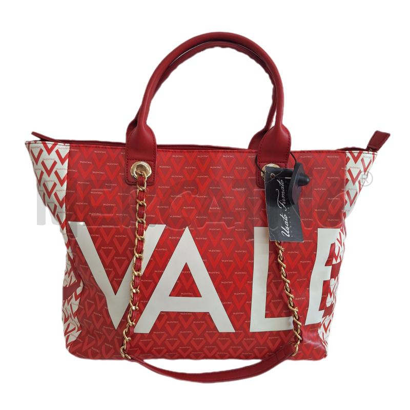 BORSA DONNA VALENTINO ROSSO LOGO | Mercatino dell'Usato Ottaviano 1