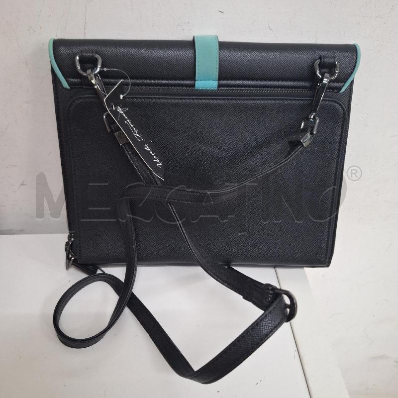 BORSA TRUSSARDI JEANS NERO AZZURRO TRACOLLA  | Mercatino dell'Usato Ottaviano 2