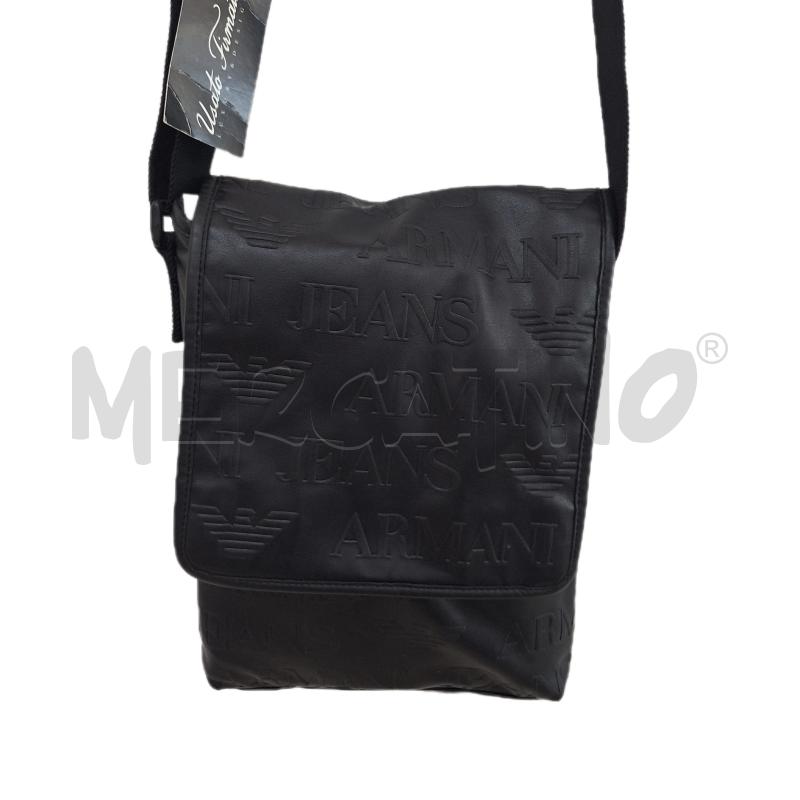 BORSELLO UOMO ARMANI JEANS VERA PELLE LOGO | Mercatino dell'Usato Ottaviano 1