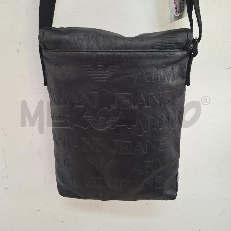 BORSELLO UOMO ARMANI JEANS VERA PELLE LOGO | Mercatino dell'Usato Ottaviano 4
