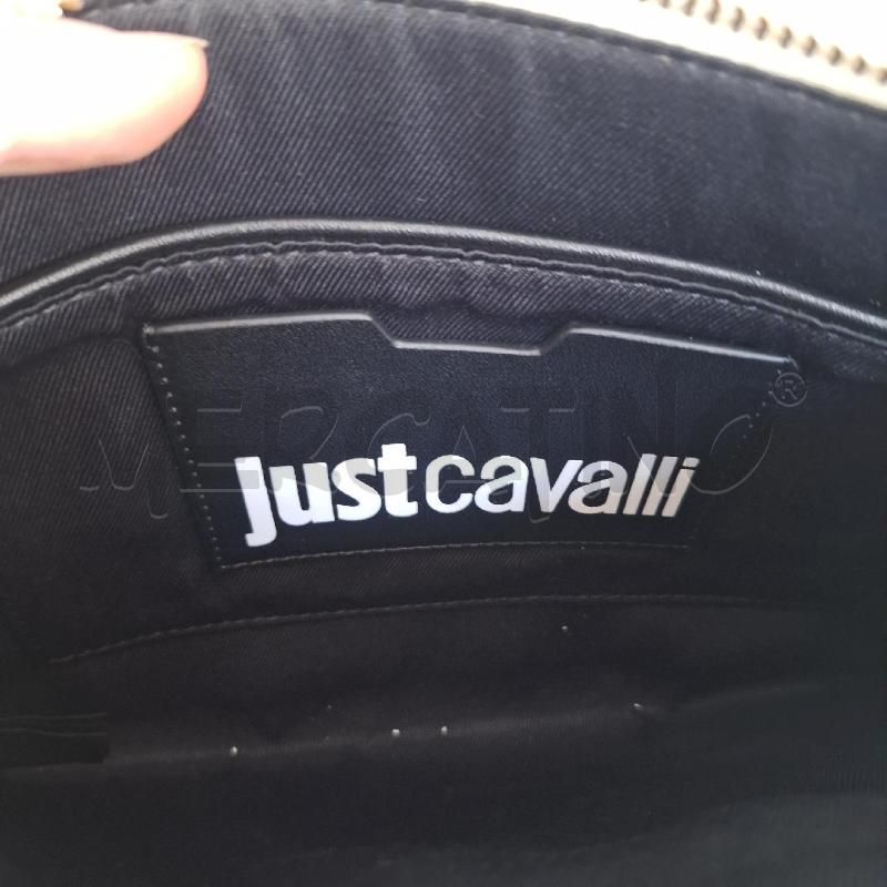 BORSETTA DONNA JUST CAVALLI BIANCO DORATO | Mercatino dell'Usato Ottaviano 3