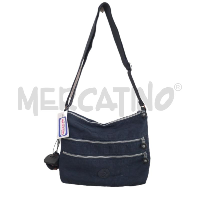 BORSETTA DONNA KIPLING BLU SCIMMIETTA | Mercatino dell'Usato Ottaviano 1