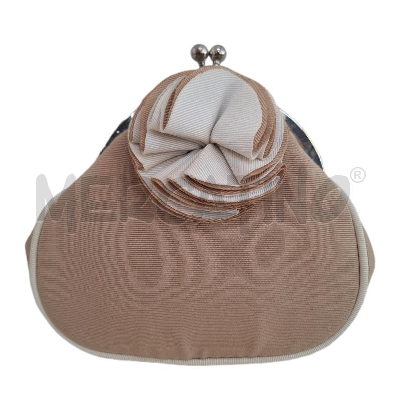BORSETTA DONNA MARIO VALENTINO BEIGE FIORE  | Mercatino dell'Usato Ottaviano 1