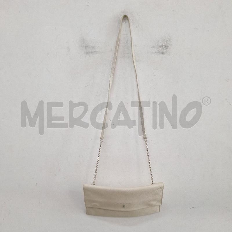 BORSETTA DONNA PATRIZIA PEPE BIANCO PELLE | Mercatino dell'Usato Ottaviano 4