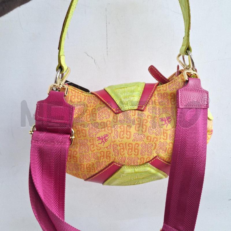 BORSETTA DONNA PIERO GUIDI ARANCIONE VERDE FUCSIA | Mercatino dell'Usato Ottaviano 2