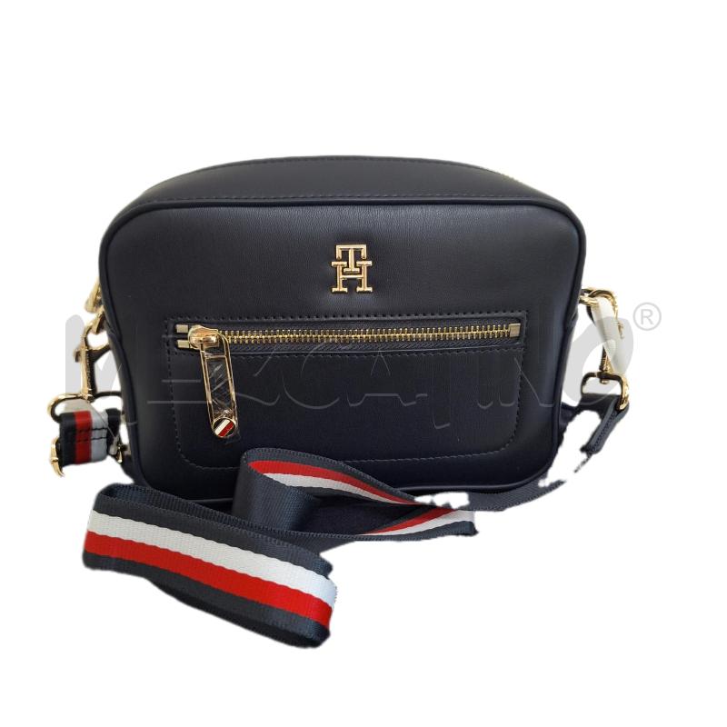 BORSETTA DONNA TOMMY HILFIGER CAMERA BAG BLU NUOVO | Mercatino dell'Usato Ottaviano 1