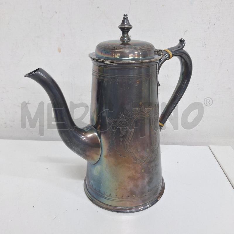 CAFFETTIERA SHEFFIELD INGLESE ELKINGTON & CO. INCISIONI  | Mercatino dell'Usato Ottaviano 2