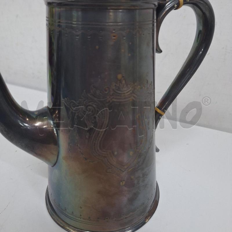 CAFFETTIERA SHEFFIELD INGLESE ELKINGTON & CO. INCISIONI  | Mercatino dell'Usato Ottaviano 5