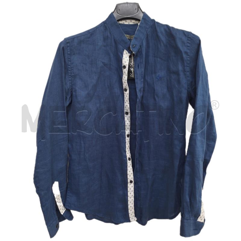 CAMICIA BAMBINO SIVIGLIA BLU LINO | Mercatino dell'Usato Ottaviano 1