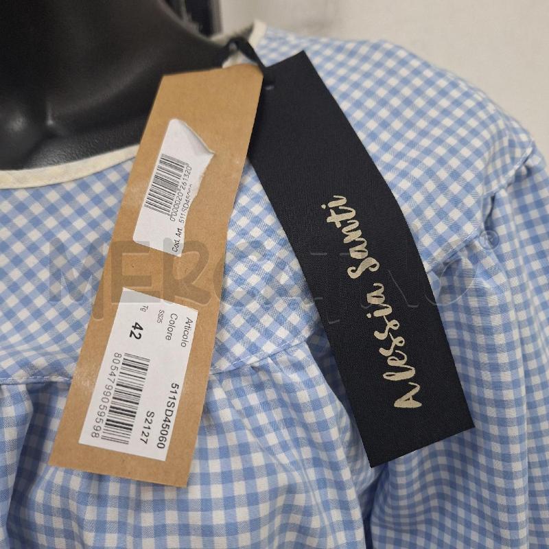 CAMICIA DONNA ALESSIA SANTI QUADRETTI NUOVO | Mercatino dell'Usato Ottaviano 3