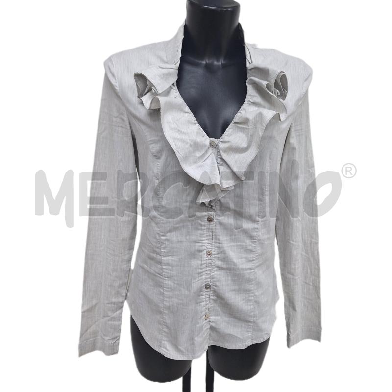 CAMICIA DONNA ARMANI JEANS GRIGIO ROUCHES | Mercatino dell'Usato Ottaviano 1