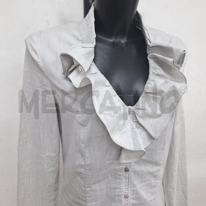 CAMICIA DONNA ARMANI JEANS GRIGIO ROUCHES | Mercatino dell'Usato Ottaviano 2