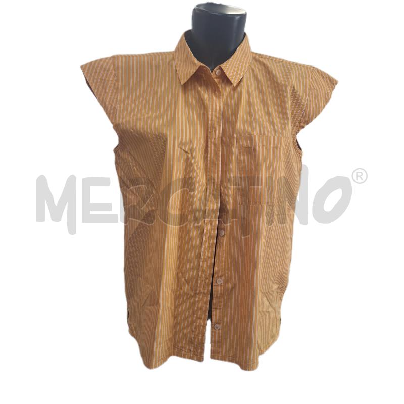 CAMICIA DONNA EMME MARELLA ARANCIONE RIGHE | Mercatino dell'Usato Ottaviano 1