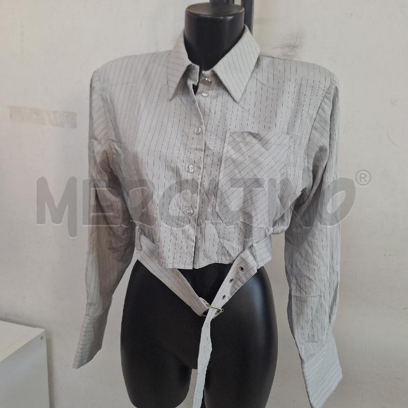 CAMICIA DONNA FELEPPA GRIGIO RIGHE | Mercatino dell'Usato Ottaviano 2