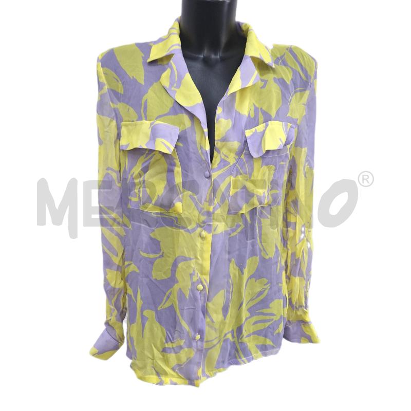 CAMICIA DONNA FRACOMINA GIALLO LILLA | Mercatino dell'Usato Ottaviano 1