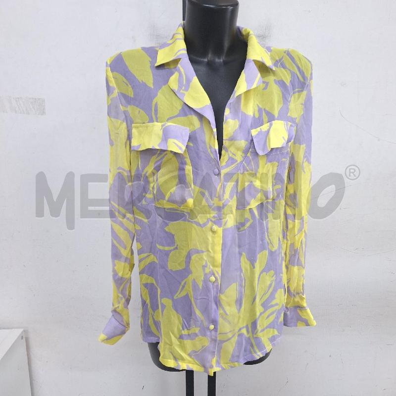 CAMICIA DONNA FRACOMINA GIALLO LILLA | Mercatino dell'Usato Ottaviano 2