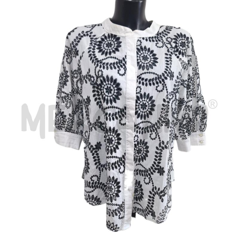 CAMICIA DONNA GIULIA N COUTURE BIANCO NERO | Mercatino dell'Usato Ottaviano 1