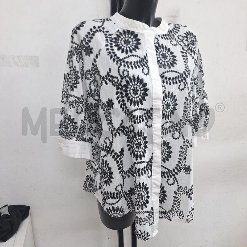 CAMICIA DONNA GIULIA N COUTURE BIANCO NERO | Mercatino dell'Usato Ottaviano 2