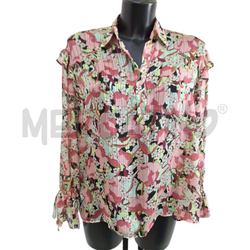 CAMICIA DONNA PINKO ROSA FIORI  | Mercatino dell'Usato Ottaviano 1