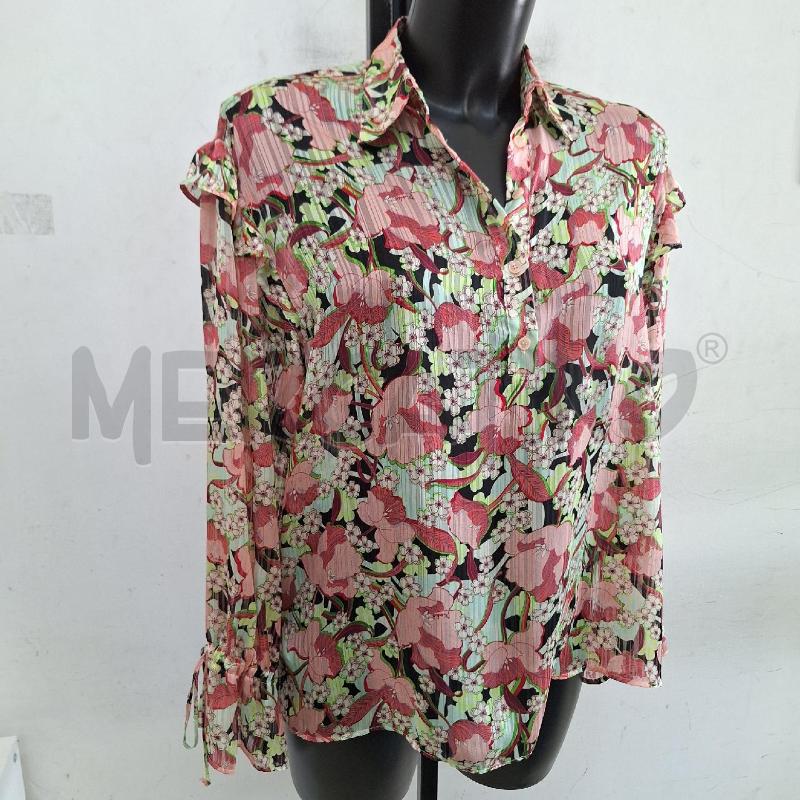 CAMICIA DONNA PINKO ROSA FIORI  | Mercatino dell'Usato Ottaviano 2