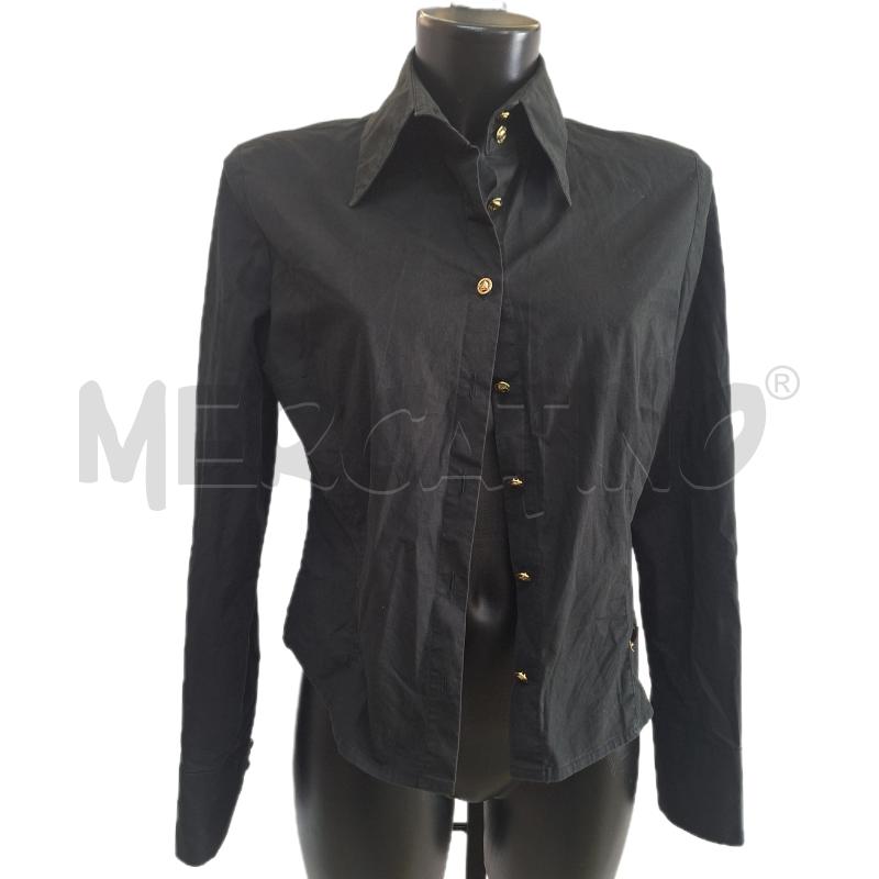 CAMICIA DONNA VERSACE JEANS COUTURE NERO | Mercatino dell'Usato Ottaviano 1