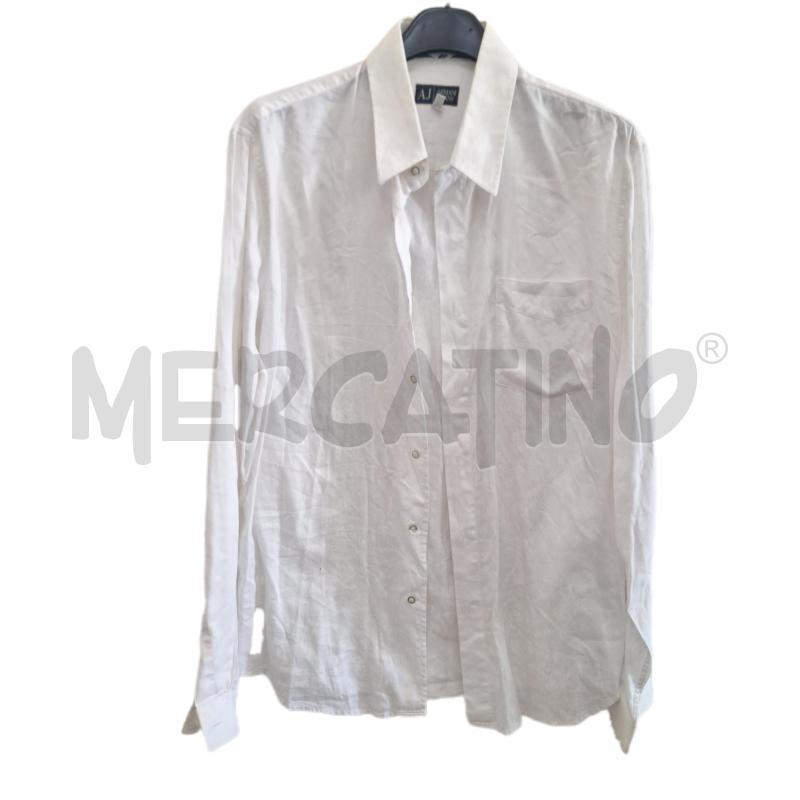 CAMICIA UOMO ARMANI JEANS BIANCO FIORI BIANCO | Mercatino dell'Usato Ottaviano 1
